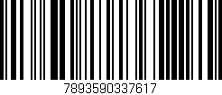 Código de barras (EAN, GTIN, SKU, ISBN): '7893590337617'