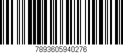Código de barras (EAN, GTIN, SKU, ISBN): '7893605940276'