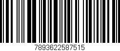 Código de barras (EAN, GTIN, SKU, ISBN): '7893622587515'