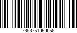 Código de barras (EAN, GTIN, SKU, ISBN): '7893751050058'