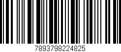 Código de barras (EAN, GTIN, SKU, ISBN): '7893798224825'