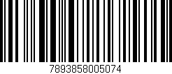 Código de barras (EAN, GTIN, SKU, ISBN): '7893858005074'