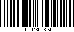 Código de barras (EAN, GTIN, SKU, ISBN): '7893946006358'