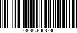 Código de barras (EAN, GTIN, SKU, ISBN): '7893946006730'