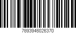 Código de barras (EAN, GTIN, SKU, ISBN): '7893946026370'