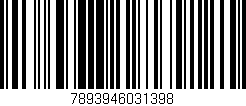 Código de barras (EAN, GTIN, SKU, ISBN): '7893946031398'