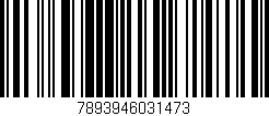 Código de barras (EAN, GTIN, SKU, ISBN): '7893946031473'
