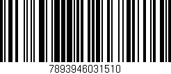 Código de barras (EAN, GTIN, SKU, ISBN): '7893946031510'