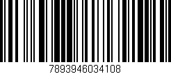 Código de barras (EAN, GTIN, SKU, ISBN): '7893946034108'