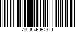 Código de barras (EAN, GTIN, SKU, ISBN): '7893946054670'