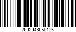 Código de barras (EAN, GTIN, SKU, ISBN): '7893946058135'