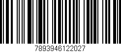 Código de barras (EAN, GTIN, SKU, ISBN): '7893946122027'