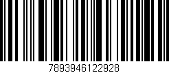 Código de barras (EAN, GTIN, SKU, ISBN): '7893946122928'