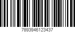 Código de barras (EAN, GTIN, SKU, ISBN): '7893946123437'