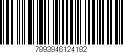 Código de barras (EAN, GTIN, SKU, ISBN): '7893946124182'