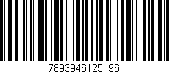 Código de barras (EAN, GTIN, SKU, ISBN): '7893946125196'
