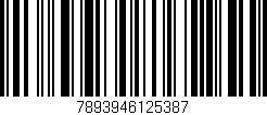Código de barras (EAN, GTIN, SKU, ISBN): '7893946125387'