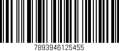 Código de barras (EAN, GTIN, SKU, ISBN): '7893946125455'