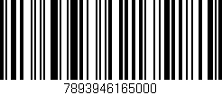 Código de barras (EAN, GTIN, SKU, ISBN): '7893946165000'