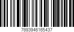 Código de barras (EAN, GTIN, SKU, ISBN): '7893946165437'