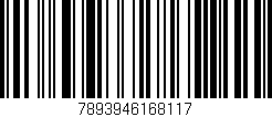 Código de barras (EAN, GTIN, SKU, ISBN): '7893946168117'