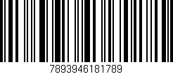 Código de barras (EAN, GTIN, SKU, ISBN): '7893946181789'