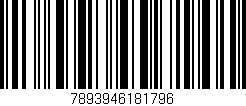 Código de barras (EAN, GTIN, SKU, ISBN): '7893946181796'