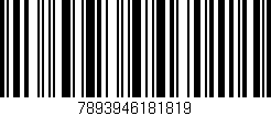 Código de barras (EAN, GTIN, SKU, ISBN): '7893946181819'