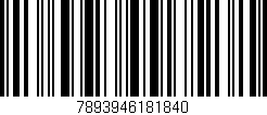 Código de barras (EAN, GTIN, SKU, ISBN): '7893946181840'