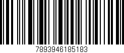 Código de barras (EAN, GTIN, SKU, ISBN): '7893946185183'