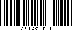 Código de barras (EAN, GTIN, SKU, ISBN): '7893946190170'
