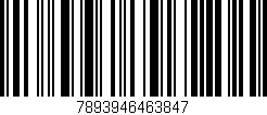 Código de barras (EAN, GTIN, SKU, ISBN): '7893946463847'