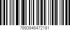 Código de barras (EAN, GTIN, SKU, ISBN): '7893946472191'