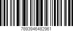Código de barras (EAN, GTIN, SKU, ISBN): '7893946482961'
