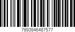 Código de barras (EAN, GTIN, SKU, ISBN): '7893946487577'