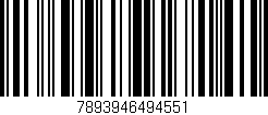 Código de barras (EAN, GTIN, SKU, ISBN): '7893946494551'