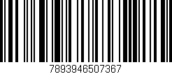 Código de barras (EAN, GTIN, SKU, ISBN): '7893946507367'