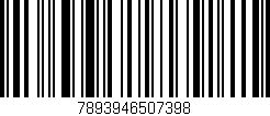Código de barras (EAN, GTIN, SKU, ISBN): '7893946507398'