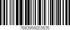 Código de barras (EAN, GTIN, SKU, ISBN): '7893956003835'