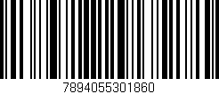 Código de barras (EAN, GTIN, SKU, ISBN): '7894055301860'