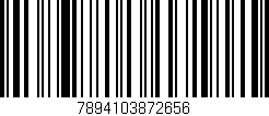 Código de barras (EAN, GTIN, SKU, ISBN): '7894103872656'