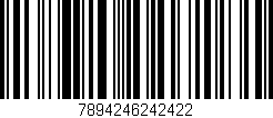 Código de barras (EAN, GTIN, SKU, ISBN): '7894246242422'