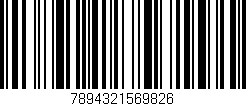 Código de barras (EAN, GTIN, SKU, ISBN): '7894321569826'