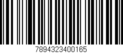 Código de barras (EAN, GTIN, SKU, ISBN): '7894323400165'