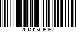 Código de barras (EAN, GTIN, SKU, ISBN): '7894325095352'