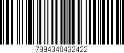 Código de barras (EAN, GTIN, SKU, ISBN): '7894340432422'
