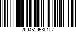 Código de barras (EAN, GTIN, SKU, ISBN): '7894528560107'