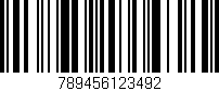 Código de barras (EAN, GTIN, SKU, ISBN): '789456123492'