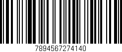Código de barras (EAN, GTIN, SKU, ISBN): '7894567274140'