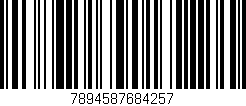 Código de barras (EAN, GTIN, SKU, ISBN): '7894587684257'